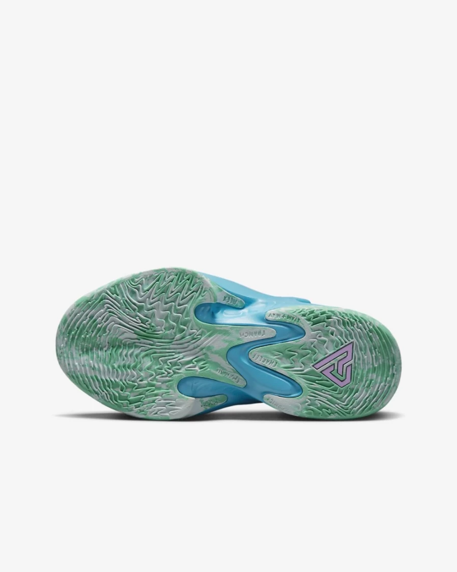Nike Freak 4 Basketball Shoes for Kids - Laser Blue/Light Menta/Glacier Blue/Lilac - Boys & Girls