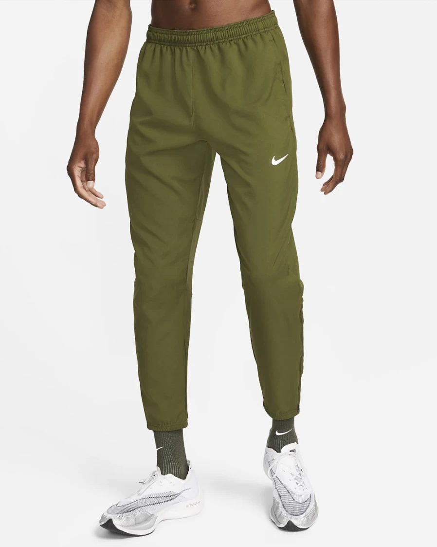 Nike Men's Dri-FIT Challenger Running Pants - Rough Green, Lightweight Woven Training Trousers for Jogging & Workouts