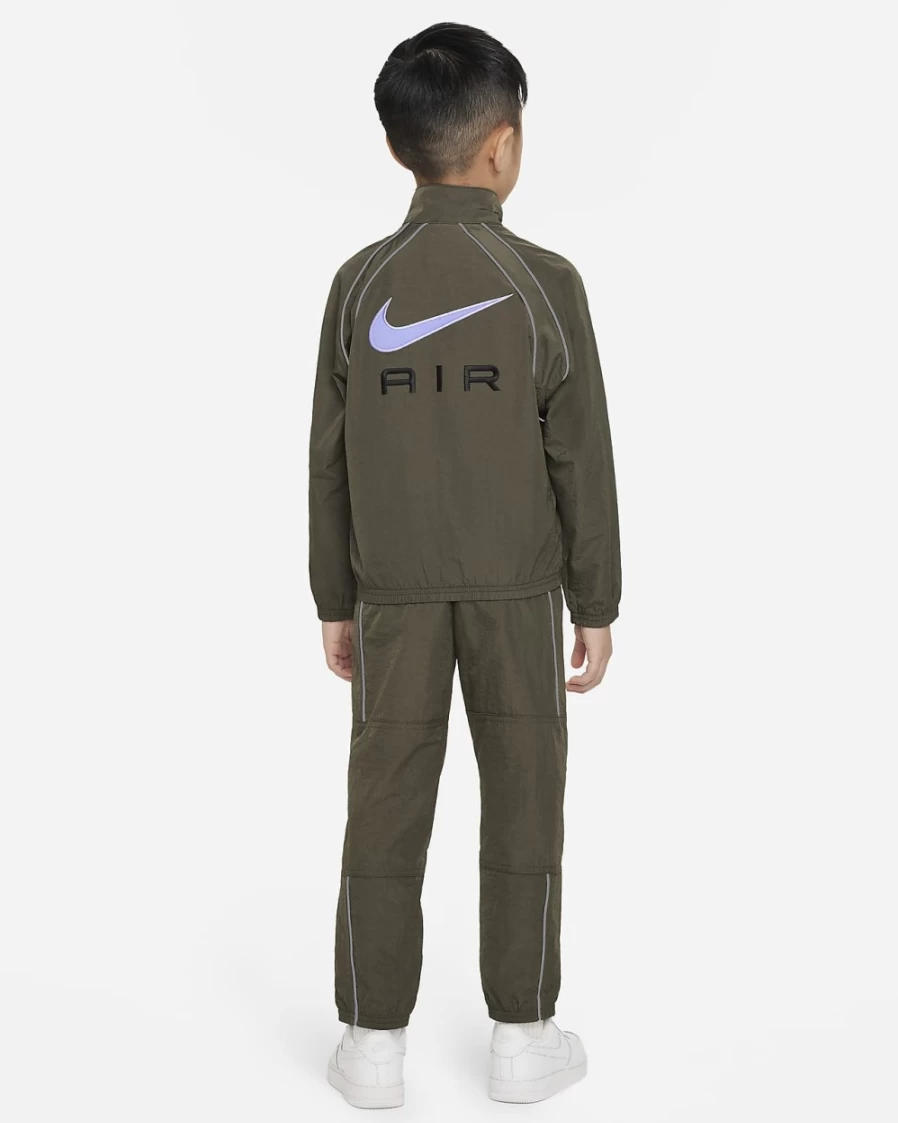 Nike Kids' Air Warm-Up Set - Medium Olive | Unisex Boys & Girls Athletic Outfit