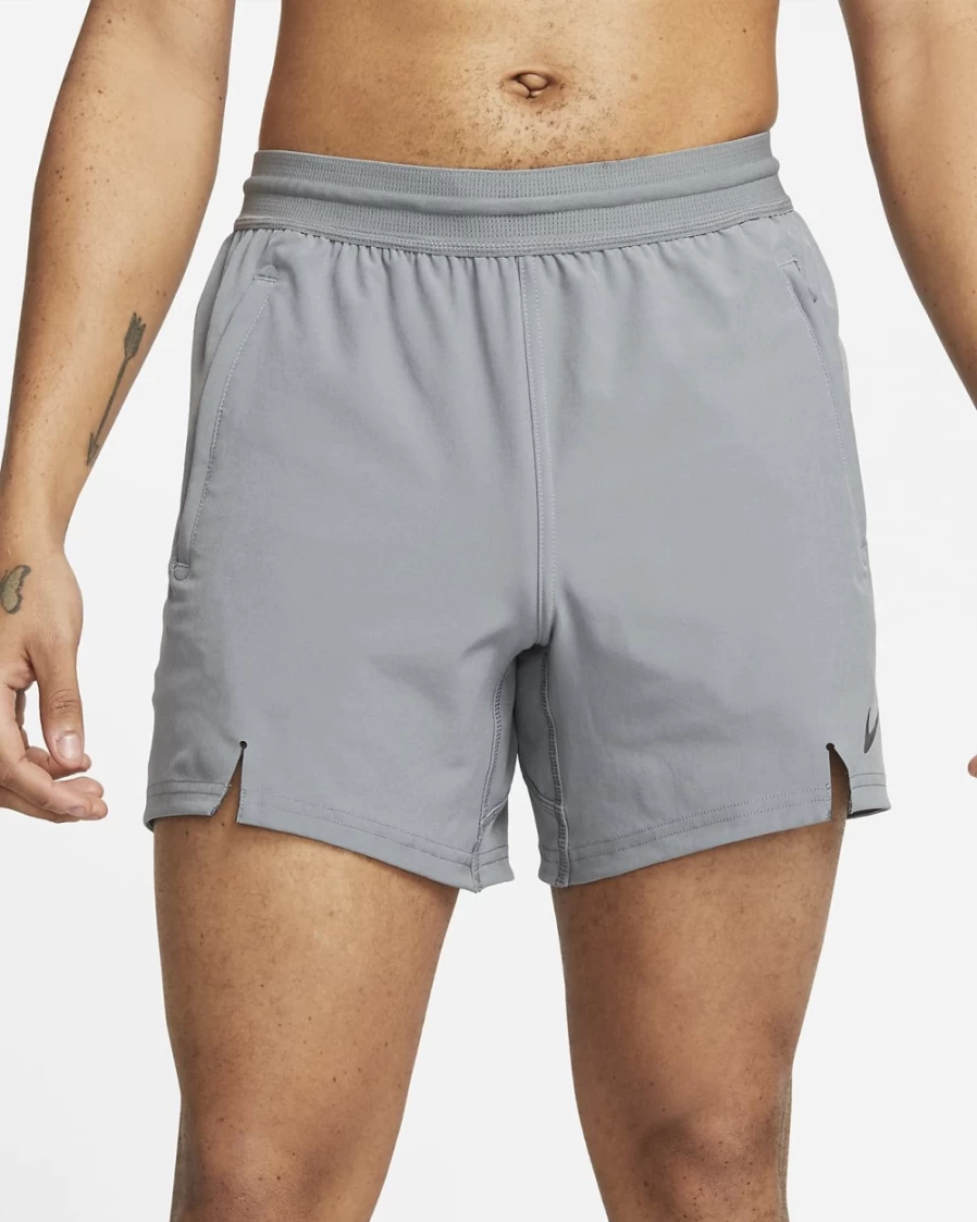 Nike Pro Dri-FIT Flex Men's 6" Training Shorts in Smoke Grey/Black - Lightweight & Breathable Workout Shorts for Men