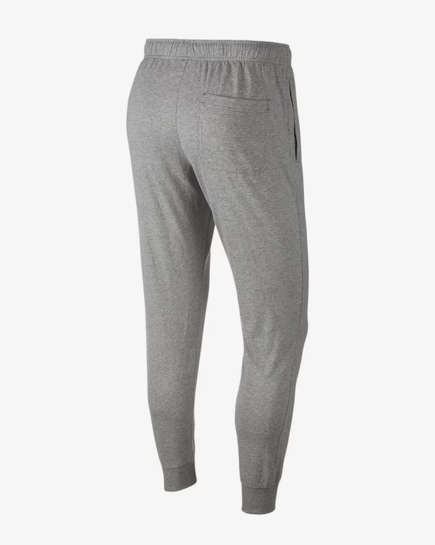Nike Club Men's Dark Grey Heather Joggers - Sportswear Jersey Pants for Men