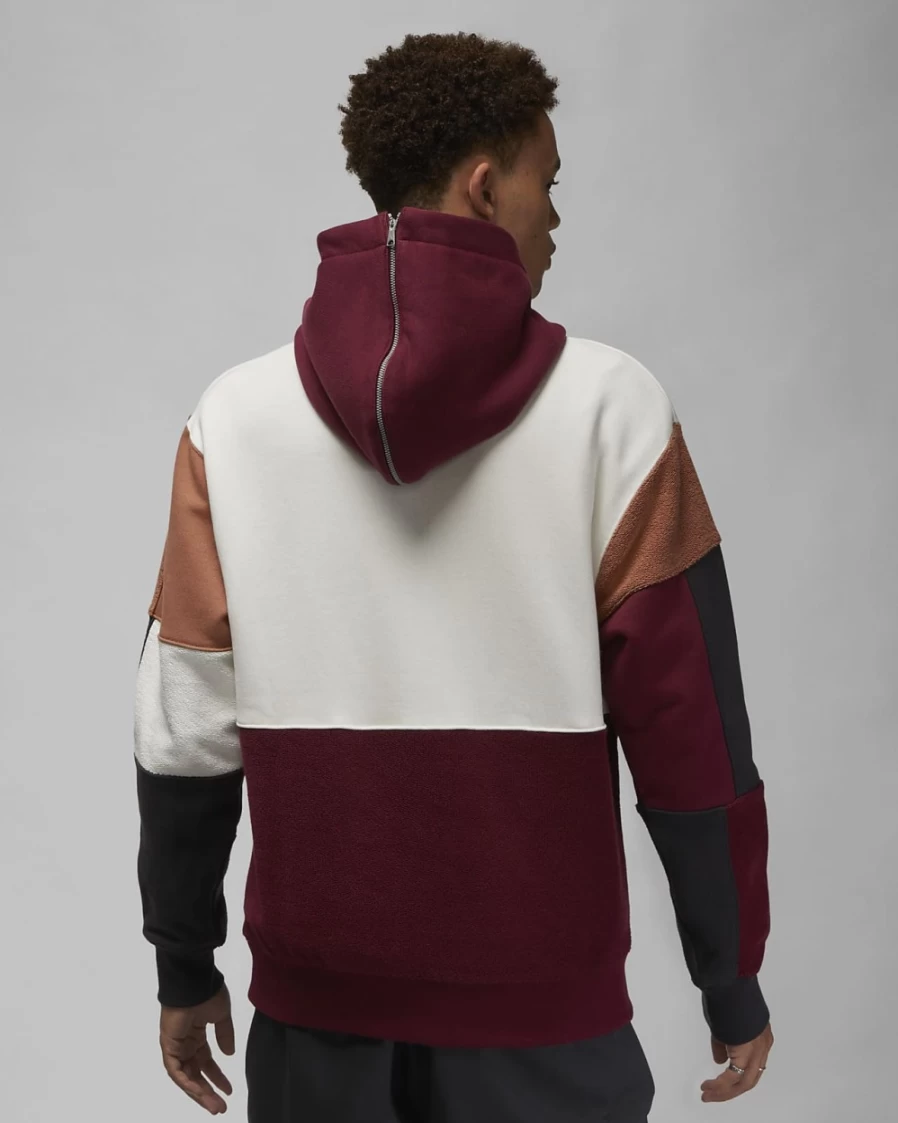 Nike Jordan Flight Heritage Men's Hoodie - Sail Color Comfort Fit Pullover