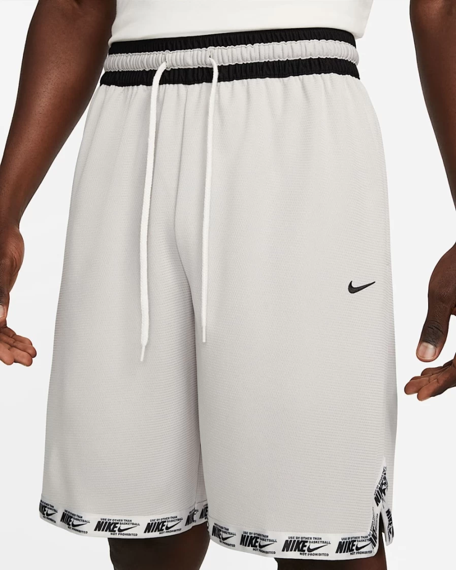 Nike Dri-FIT DNA Men's Light Iron Ore/Black Basketball Shorts – Moisture-Wicking Performance Shorts for Men