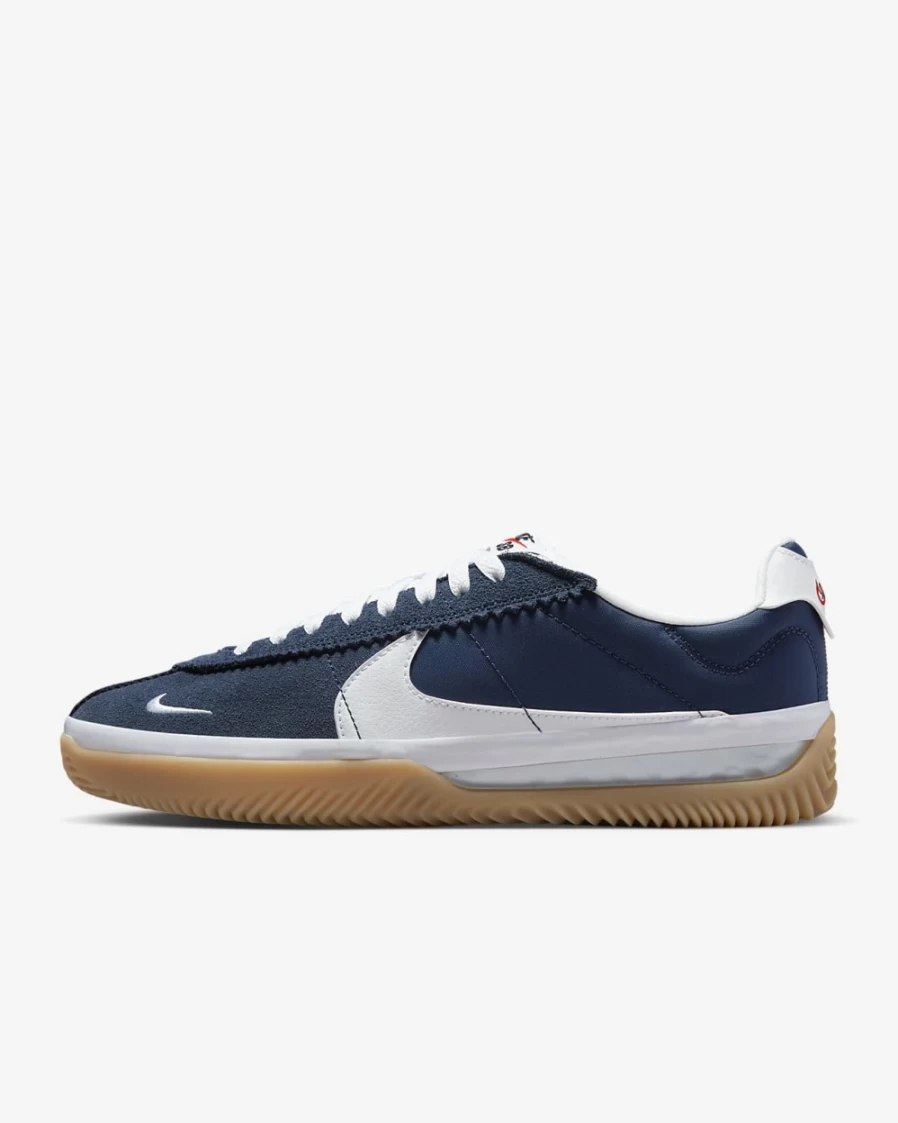 Nike BRSB Men's Skateboarding Shoes in Navy/University Red/White Colorway
