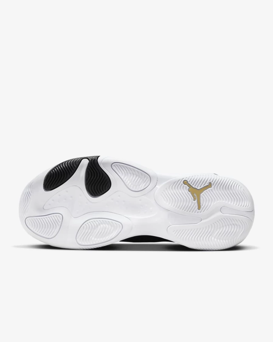 Nike Jordan Max Aura 4 Men's Shoes - Black/White/Metallic Gold Basketball Sneakers for Men