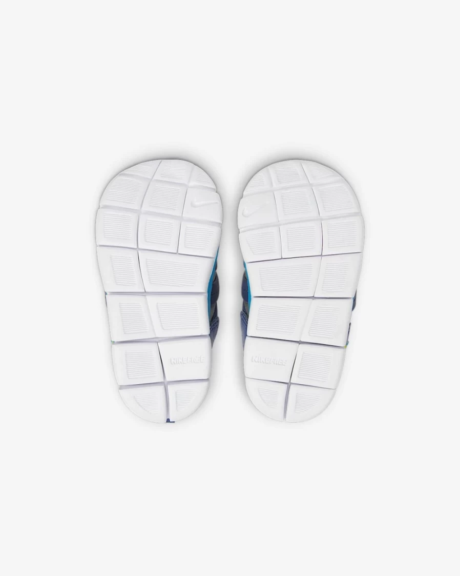 Nike Dynamo Free Toddler Shoes for Boys & Girls - Flat Pewter/Mystic Navy/Light Photo Blue/Atomic Green