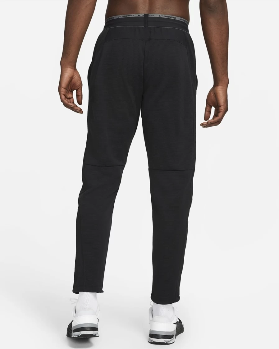 Nike Pro Men's Fleece Training Pants - Black, Iron Grey - Comfort & Performance