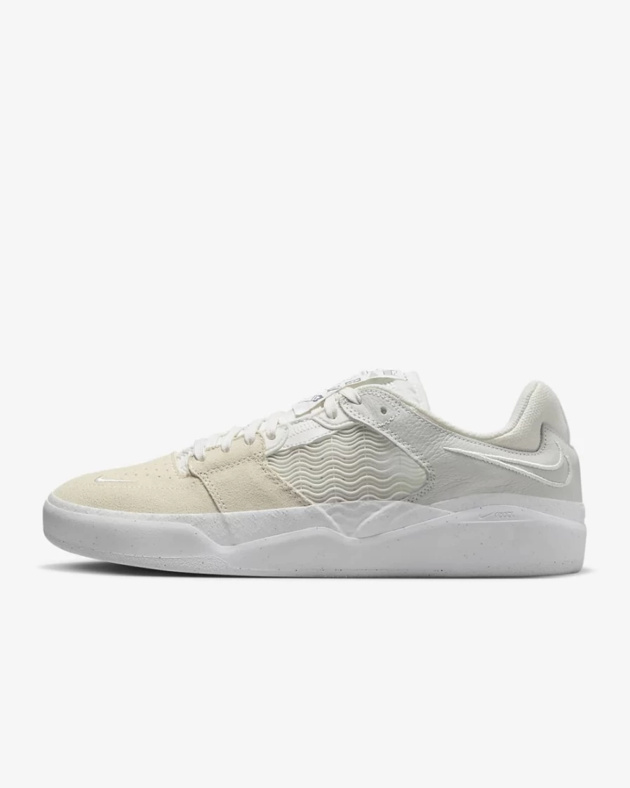 Nike SB Ishod Premium Skate Shoes for Men in Summit White - White Colorway