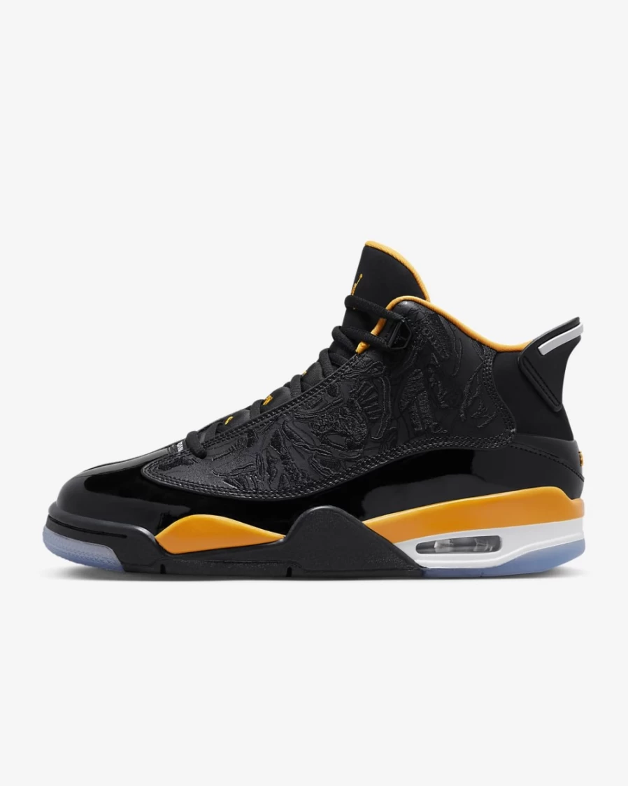 Nike Air Jordan Dub Zero Men's Basketball Shoes - Black/White/Taxi