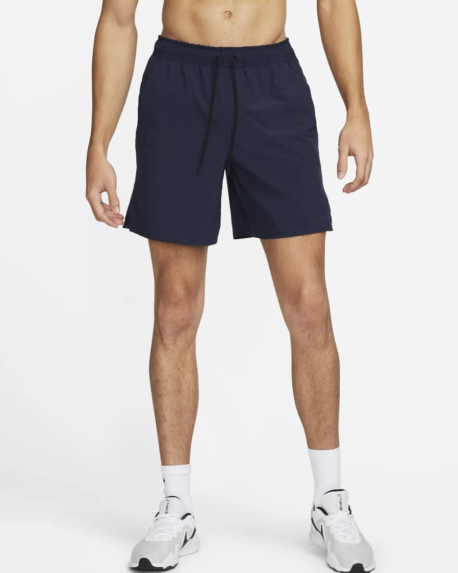 Nike Dri-FIT Unlimited Men's 7" Unlined Versatile Shorts in Obsidian/Black/Obsidian
