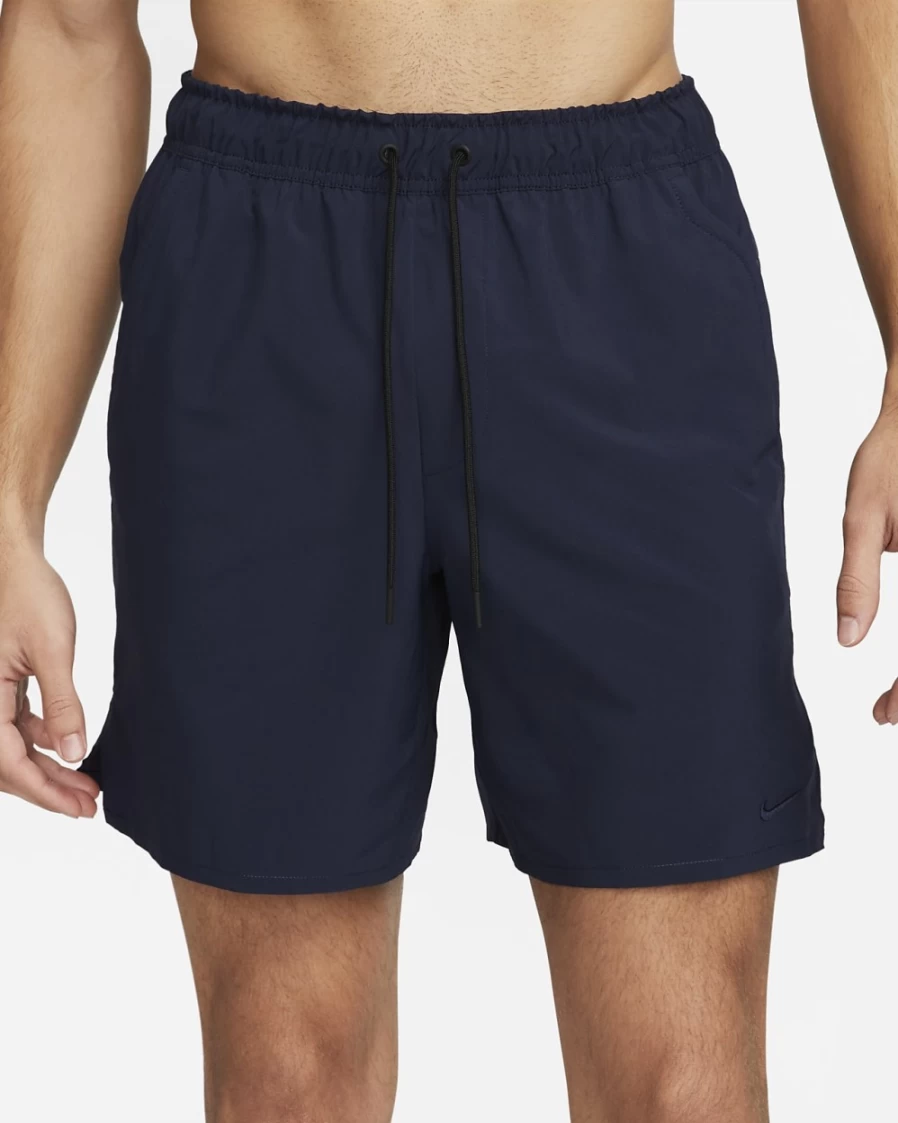 Nike Dri-FIT Unlimited Men's 7" Unlined Versatile Shorts in Obsidian/Black/Obsidian