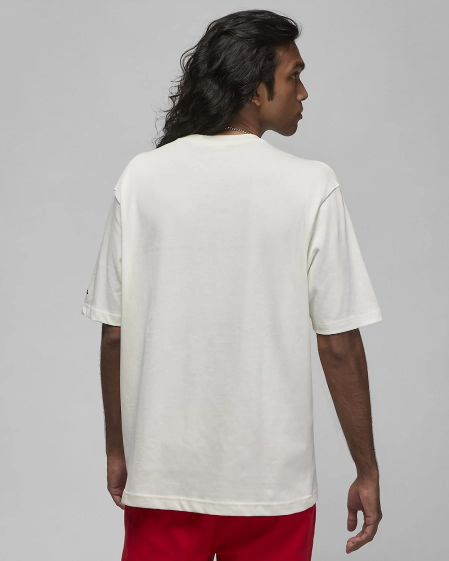 Nike Jordan 1985 Retro Men's T-Shirt in Sail - Vintage Inspired Basketball Tee