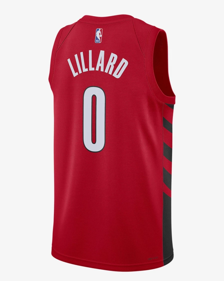Nike Men's Portland Trail Blazers Statement Edition Jordan Dri-FIT NBA Swingman Jersey - University Red/Black