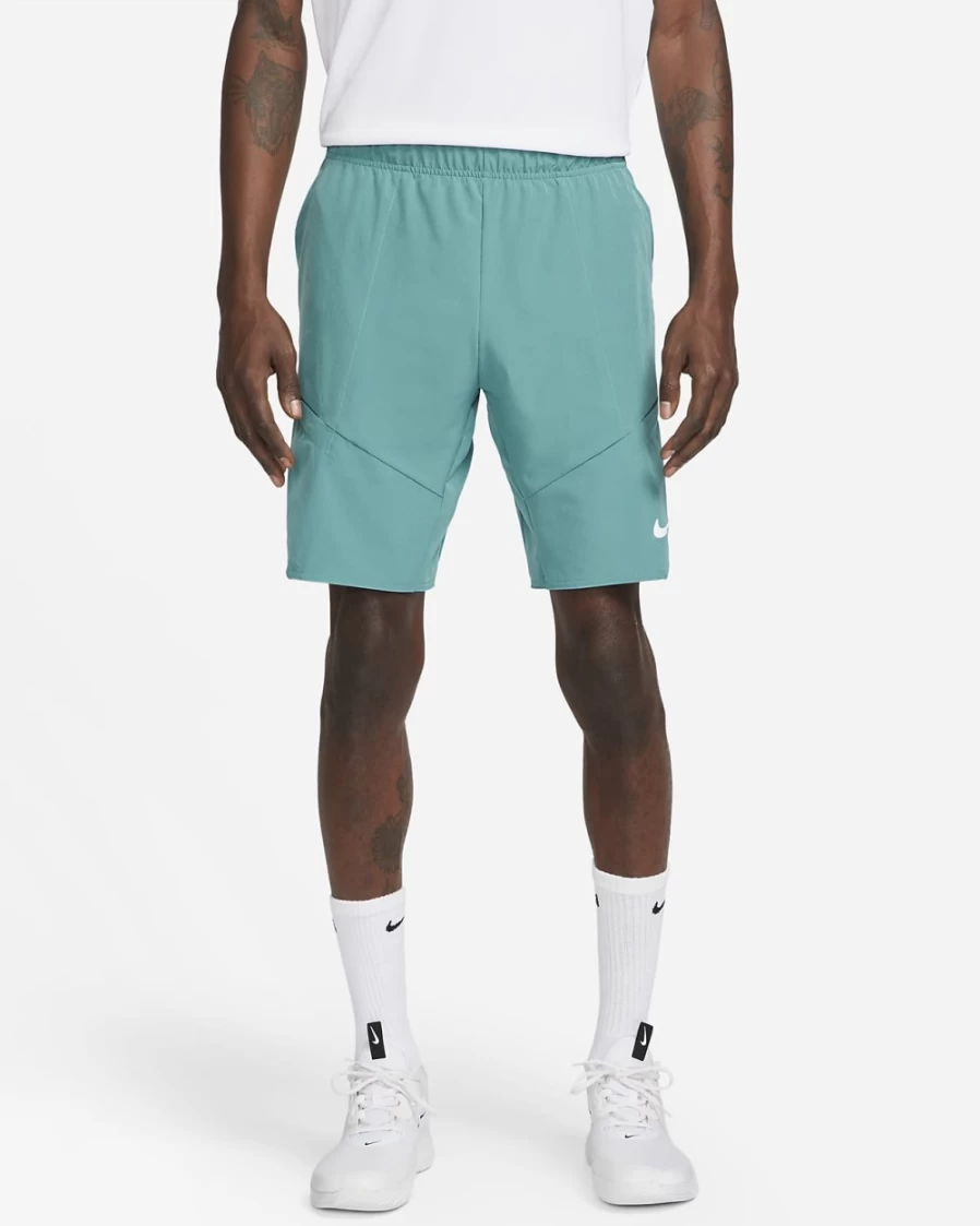 NikeCourt Dri-FIT Advantage Men's Tennis Shorts in Mineral Teal/White - Moisture-Wicking & Breathable Performance Shorts for Men