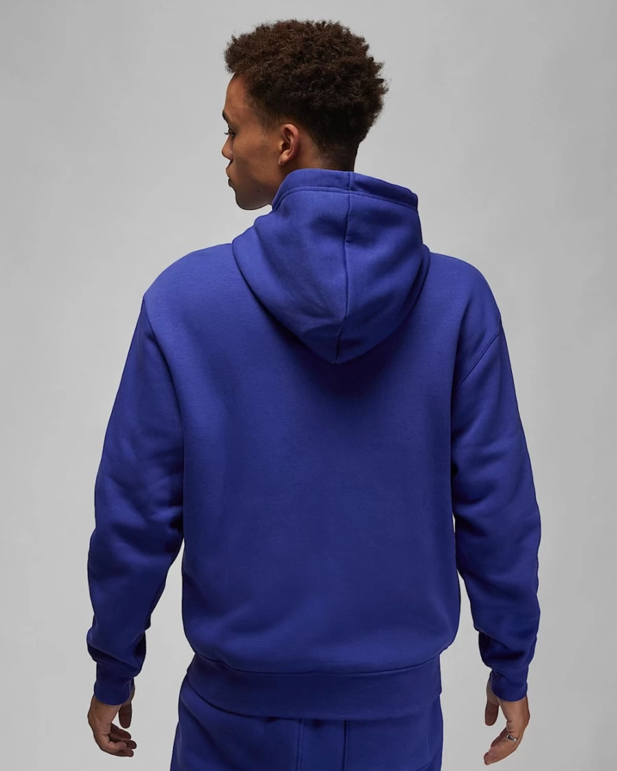 Nike Jordan Brooklyn Fleece Men's Full-Zip Hoodie - Light Concord/White