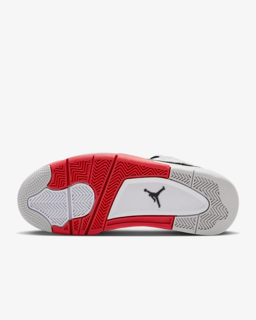 Nike Air Jordan Dub Zero Men's Basketball Shoes - White/Black/Neutral Grey/True Red