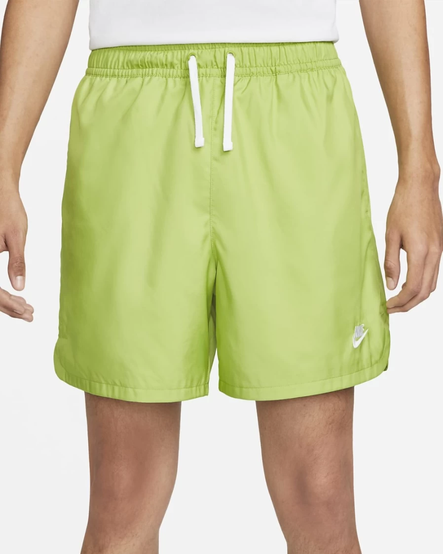 Nike Sportswear Men's Vivid Green/White Woven Lined Flow Shorts – Sport Essentials