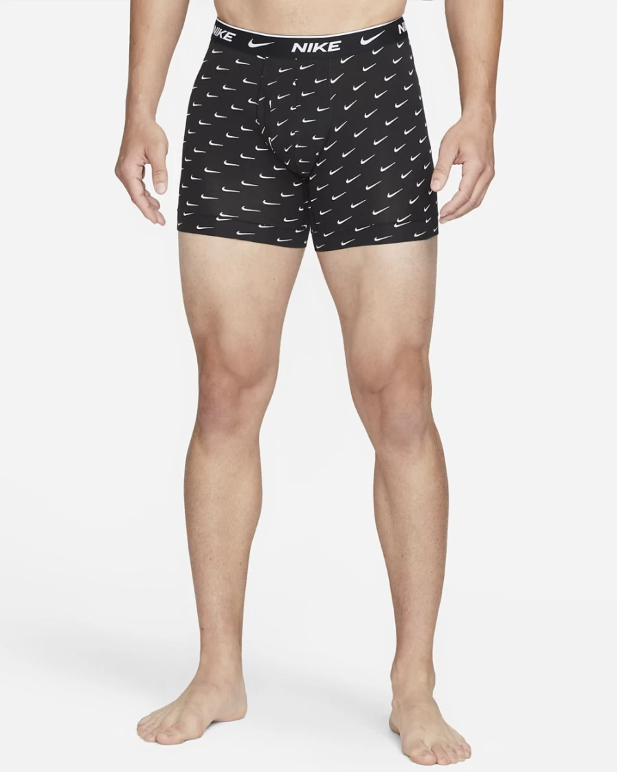 Nike Men's Dri-FIT Essential Cotton Stretch Boxer Briefs 3-Pack - Multi-Color