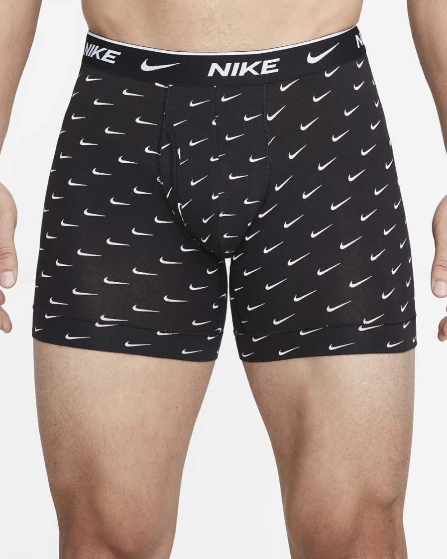 Nike Men's Dri-FIT Essential Cotton Stretch Boxer Briefs 3-Pack - Multi-Color
