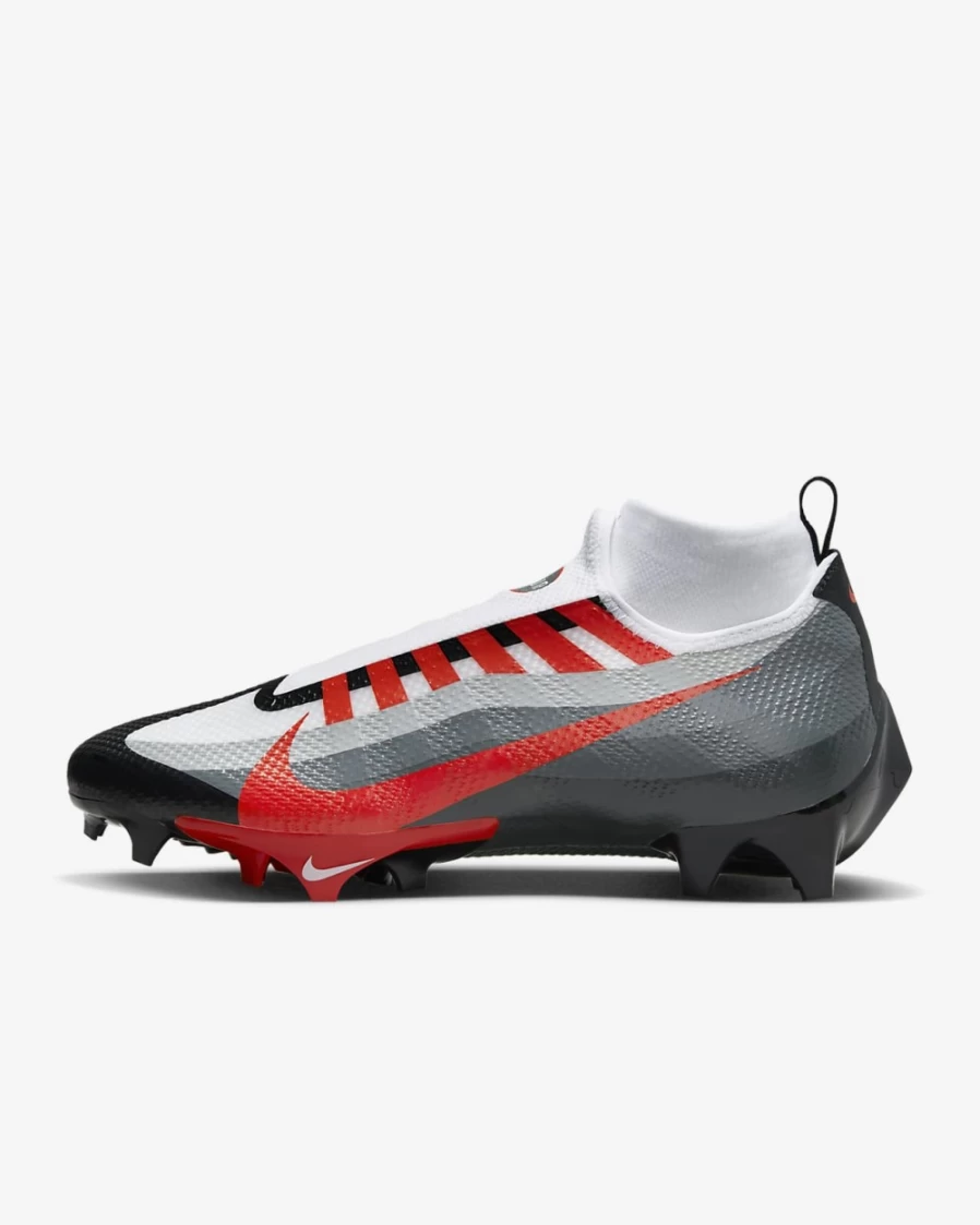 Nike Vapor Edge Pro 360 Team Men's Football Cleats - Black/White/Dark Smoke Grey/Team Orange