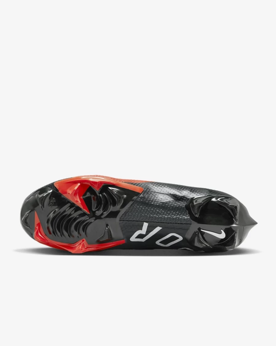 Nike Vapor Edge Pro 360 Team Men's Football Cleats - Black/White/Dark Smoke Grey/Team Orange