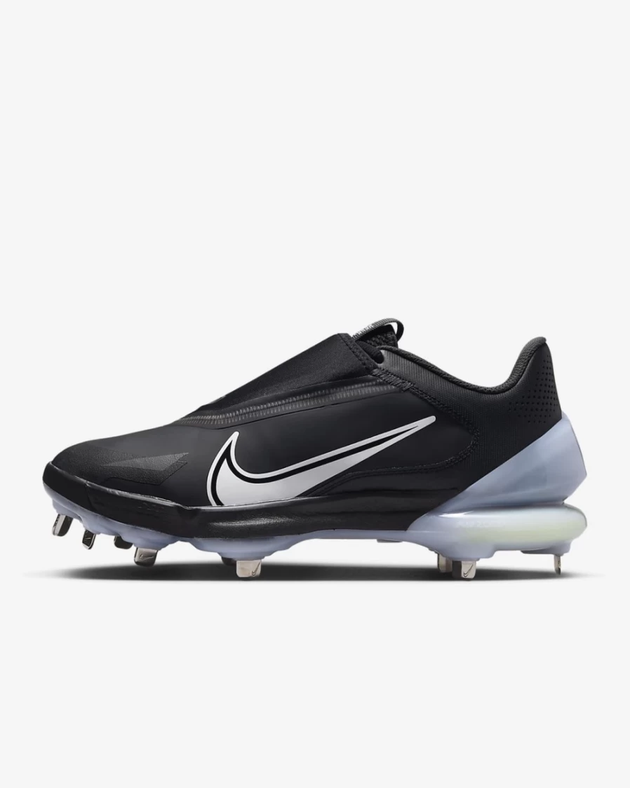 Nike Force Zoom Trout 8 Pro Men's Baseball Cleats - Black/Dark Smoke Grey/Light Smoke Grey/White