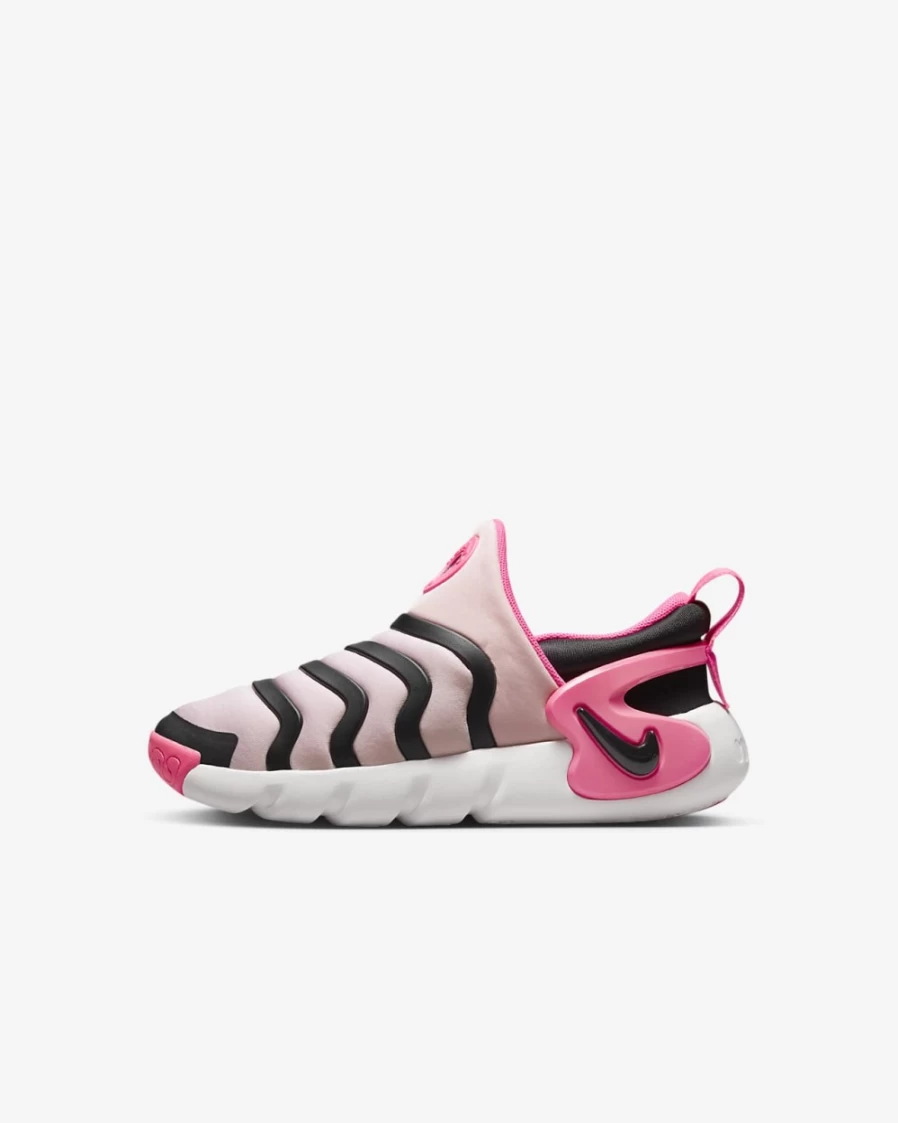 Nike Dynamo Go Easy On/Off Kids' Shoes for Boys & Girls in Medium Soft Pink/Hyper Pink/White/Black