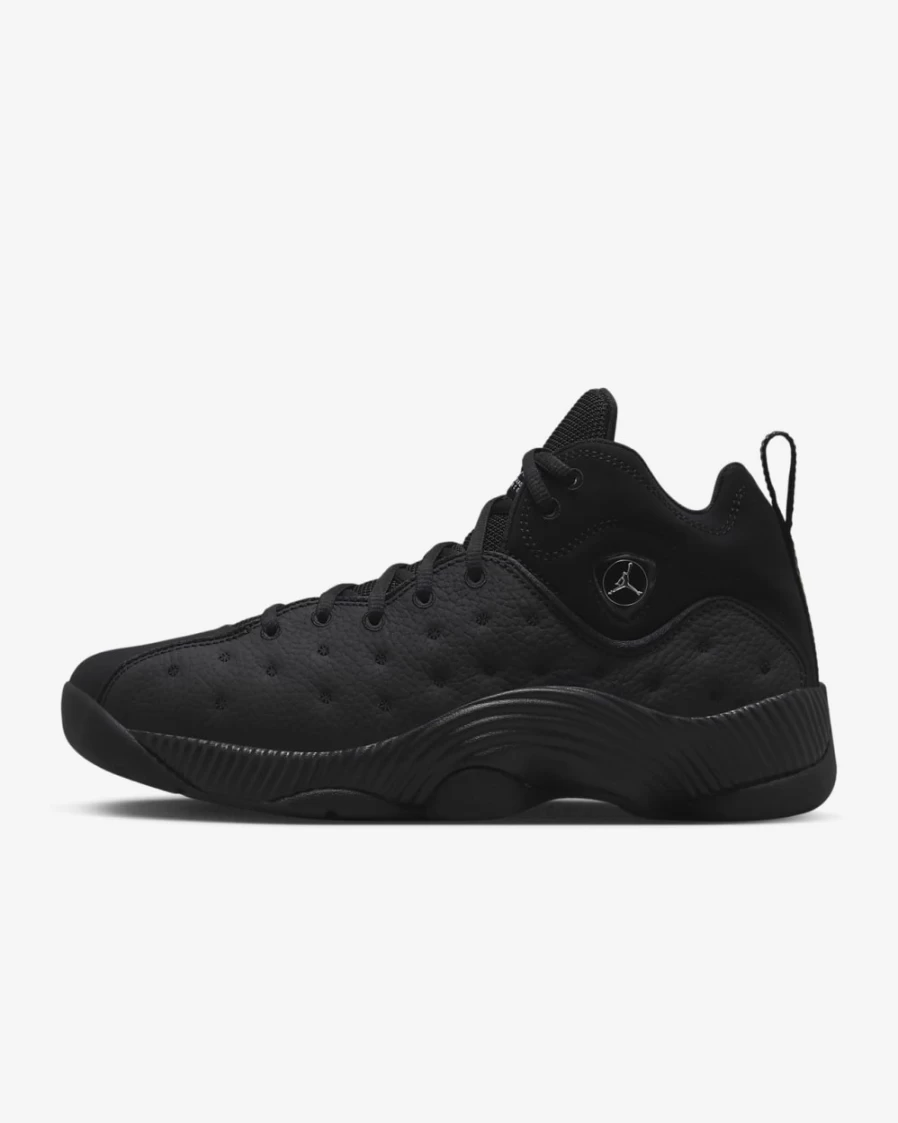 Nike Jordan Jumpman Team II Men's Basketball Shoes - Black/Metallic Silver/White