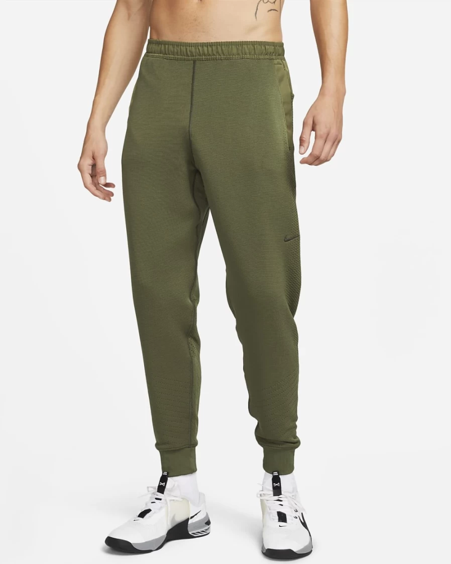 Nike Therma-FIT ADV A.P.S. Men's Fleece Fitness Pants - Rough Green/Black, Breathable Workout Joggers for Men
