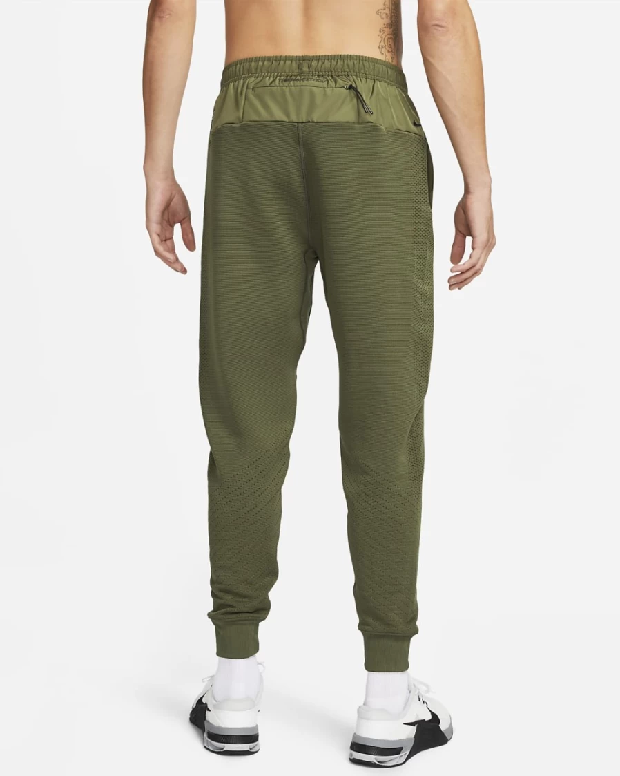 Nike Therma-FIT ADV A.P.S. Men's Fleece Fitness Pants - Rough Green/Black, Breathable Workout Joggers for Men