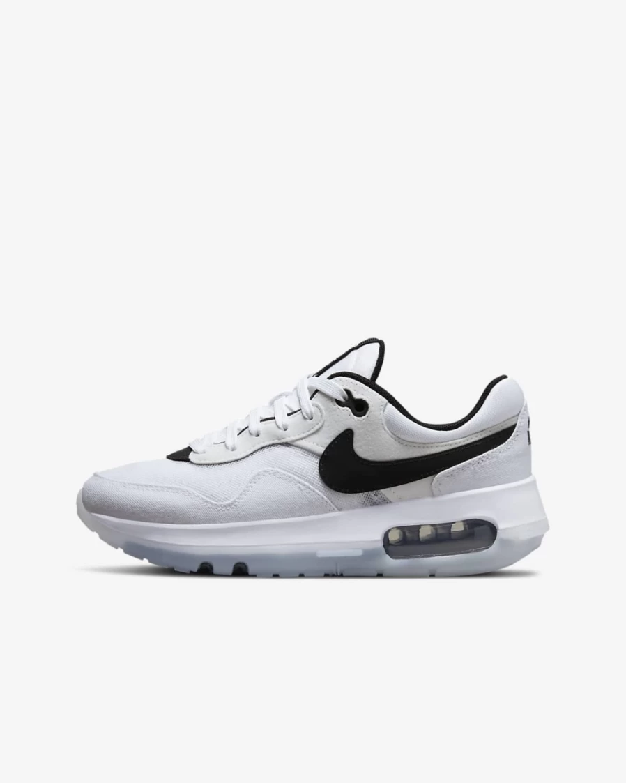 Nike Air Max Motif Big Kids' Sneakers in White/Black for Boys and Girls