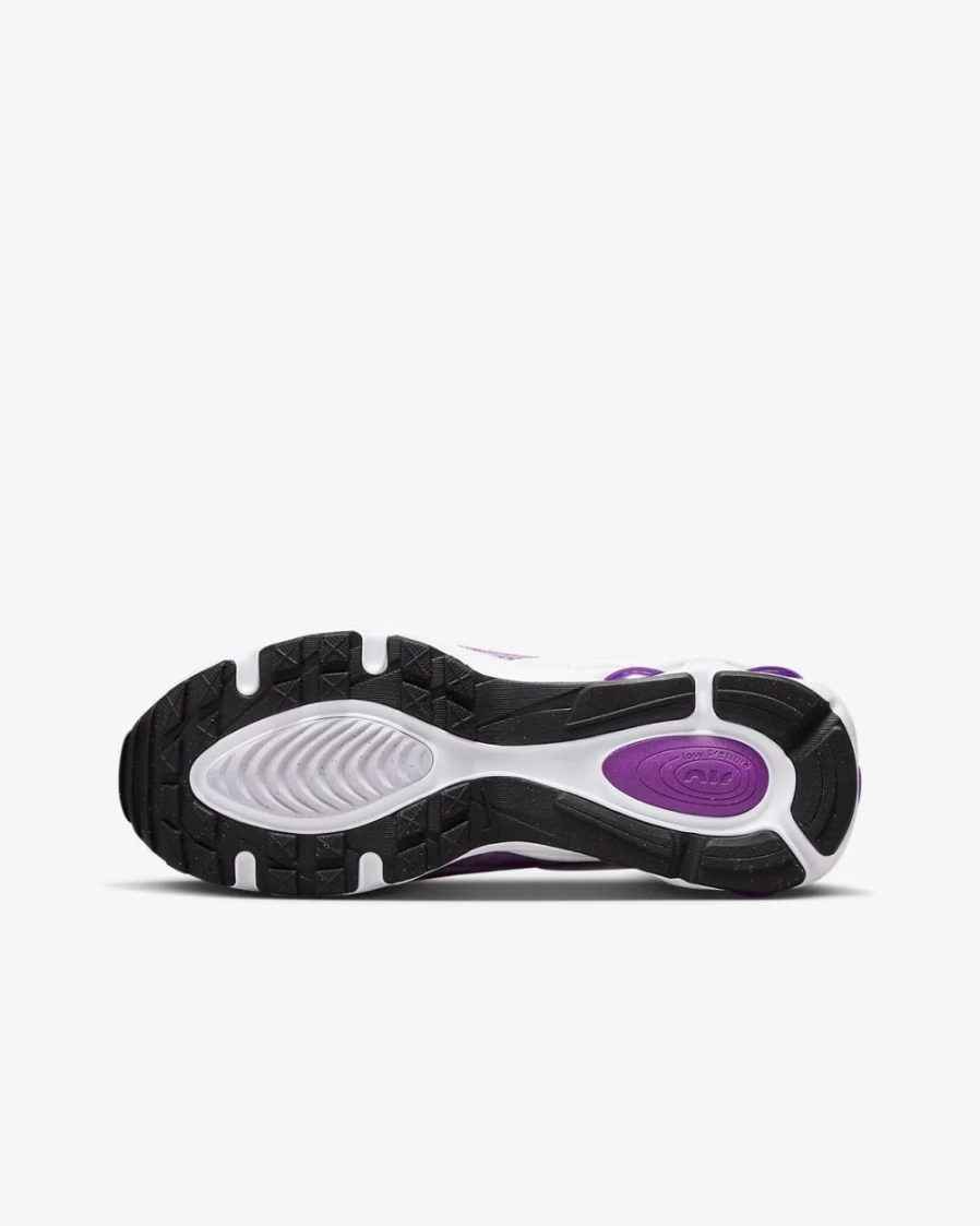 Nike Air Max TW Big Kids' Sneakers in White/Pure Platinum/Violet Frost/Vivid Purple for Boys and Girls