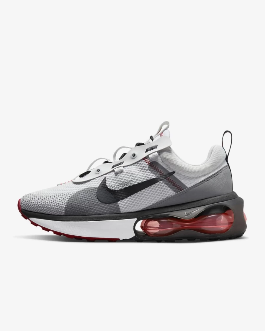 Nike Air Max 2021 SE Men's Shoes - Photon Dust/Varsity Red/White/Black Running Shoes for Men