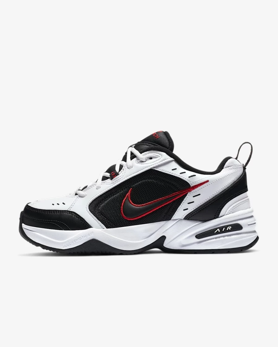 Nike Air Monarch IV White Black Men's Training Shoes