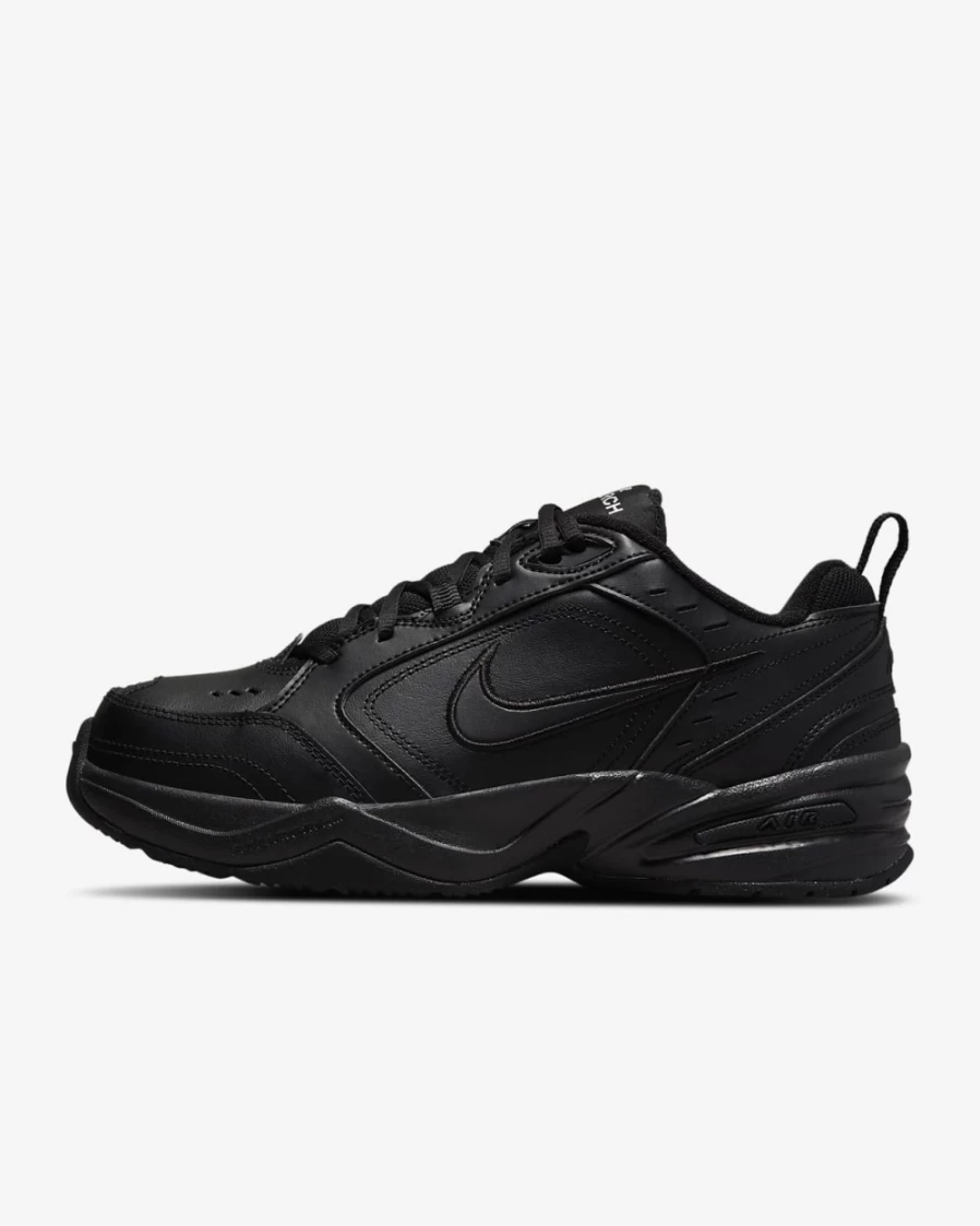 Nike Air Monarch IV Men's Extra Wide Training Shoes - Black/Black