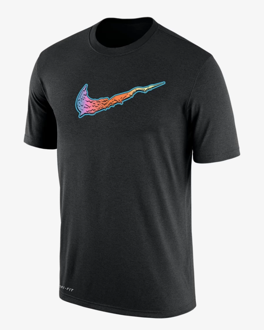 Nike Dri-FIT Men's Black T-Shirt - Moisture-Wicking Athletic Tee