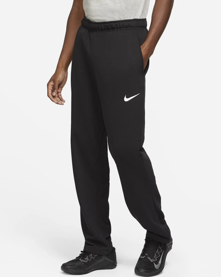 Nike Dri-FIT Men's Training Pants - Black/White | Lightweight & Breathable Workout Joggers