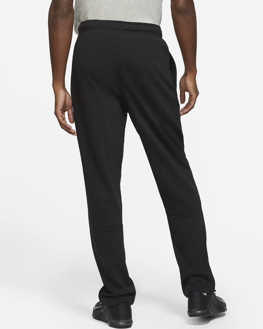Nike Dri-FIT Men's Training Pants - Black/White Athletic Workout Trousers for Men