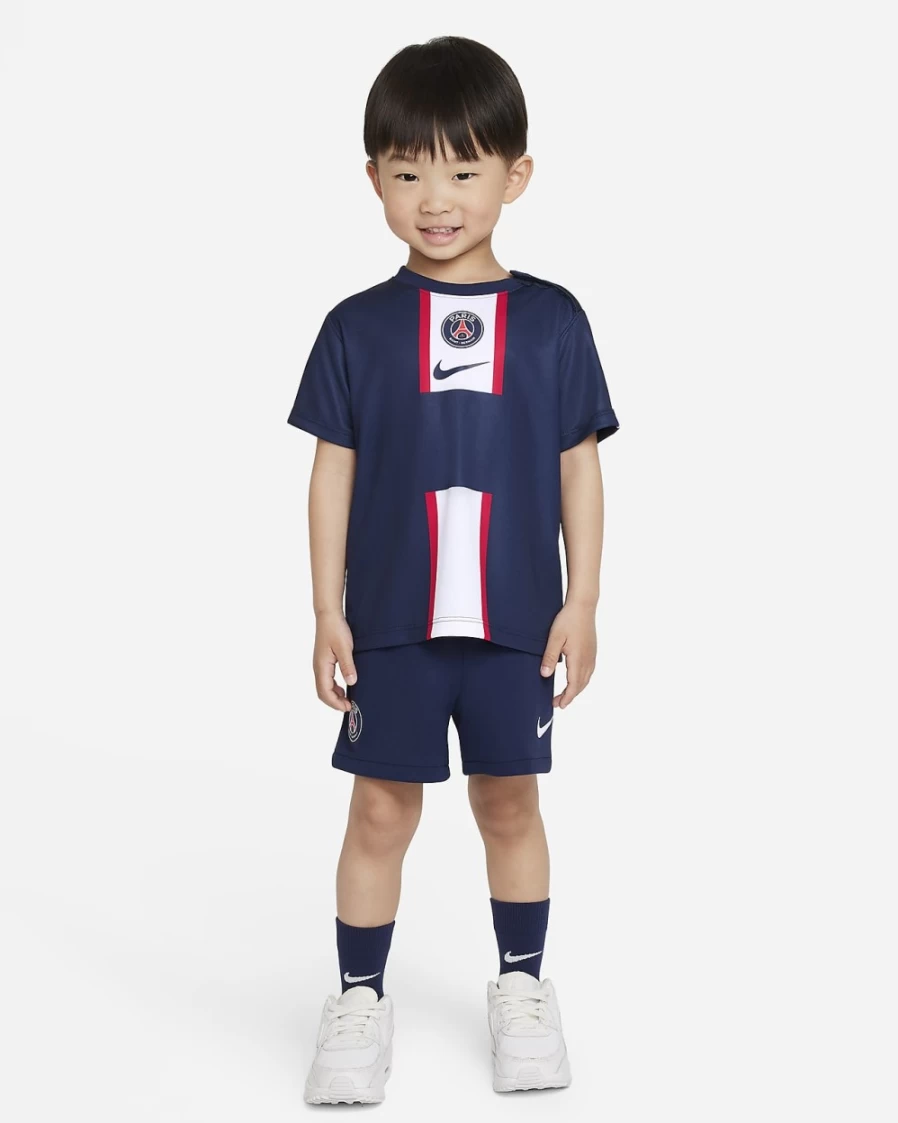 Nike Paris Saint-Germain 2022/23 Home Baby Soccer Kit for Boys & Girls - Midnight Navy/White
