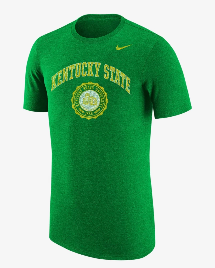 Nike Kentucky State Wildcats Kelly Green Heather Men's T-Shirt