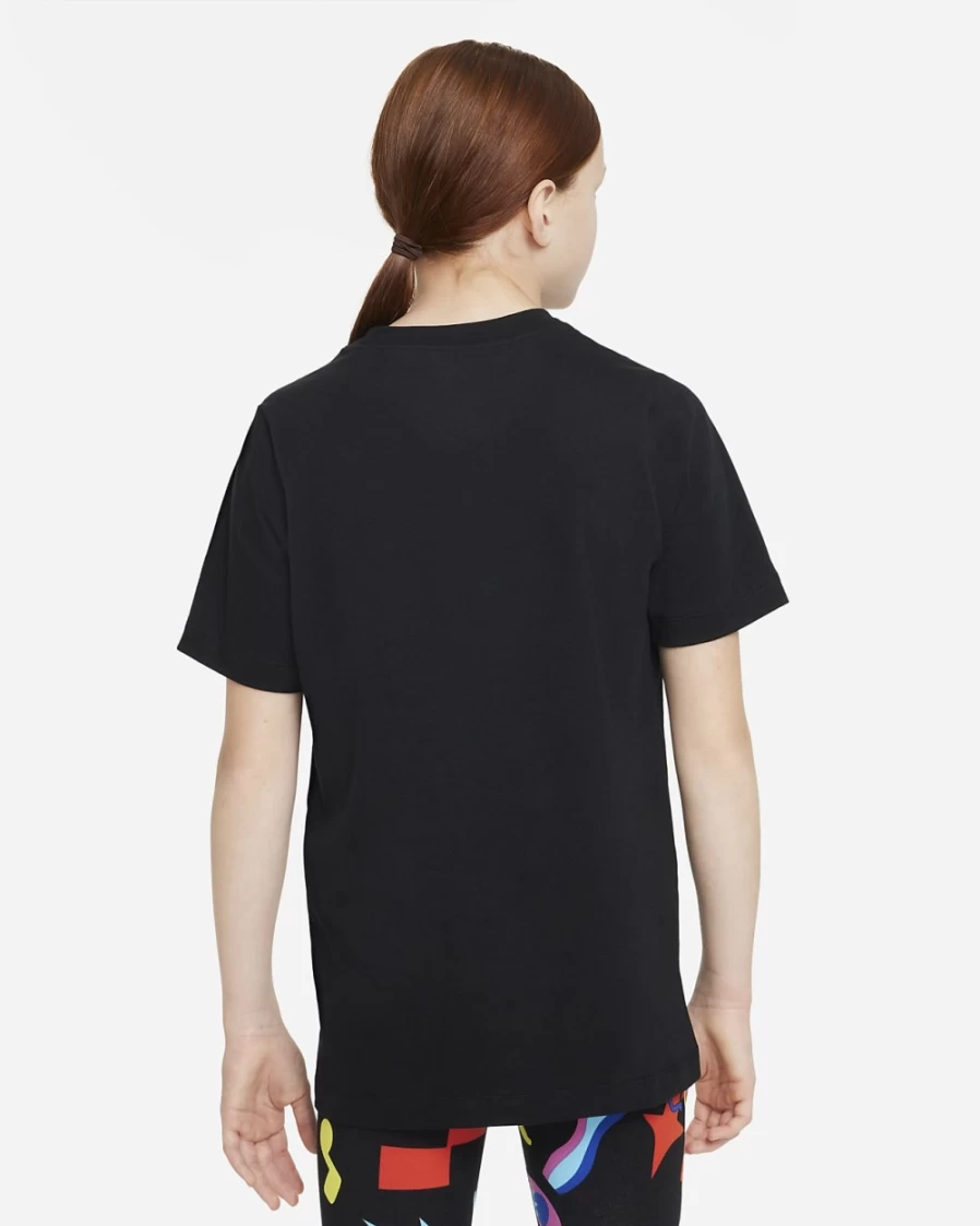 Nike Black Sportswear T-Shirt for Boys and Girls - Big Kids' Athletic Tee