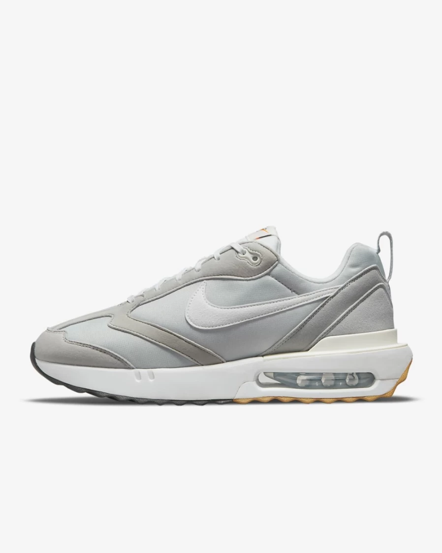 Nike Air Max Dawn Men's Shoes - Grey Fog, Black, Gum Light Brown, Summit White Running Sneakers