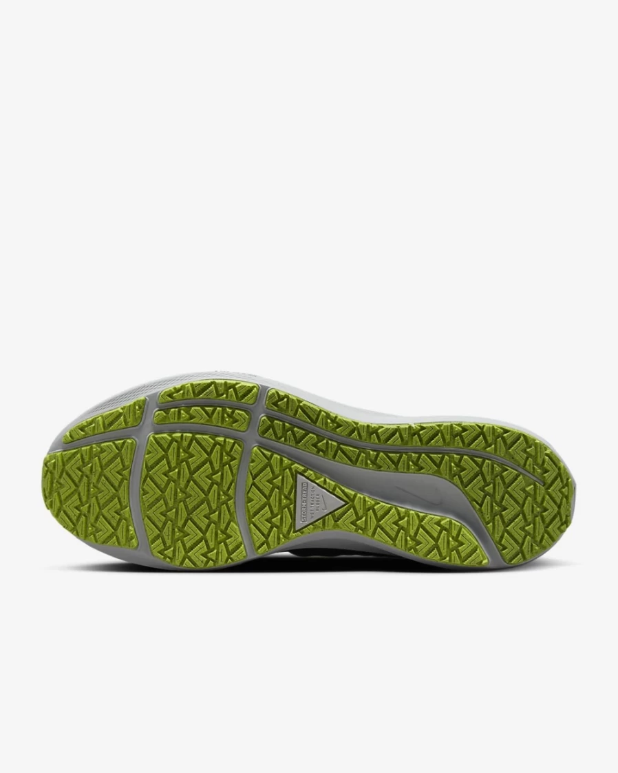 Nike Pegasus 39 Shield Men's Black Running Shoes - Weatherproof Road Trainers for Men in Dark Smoke Grey/Volt/White