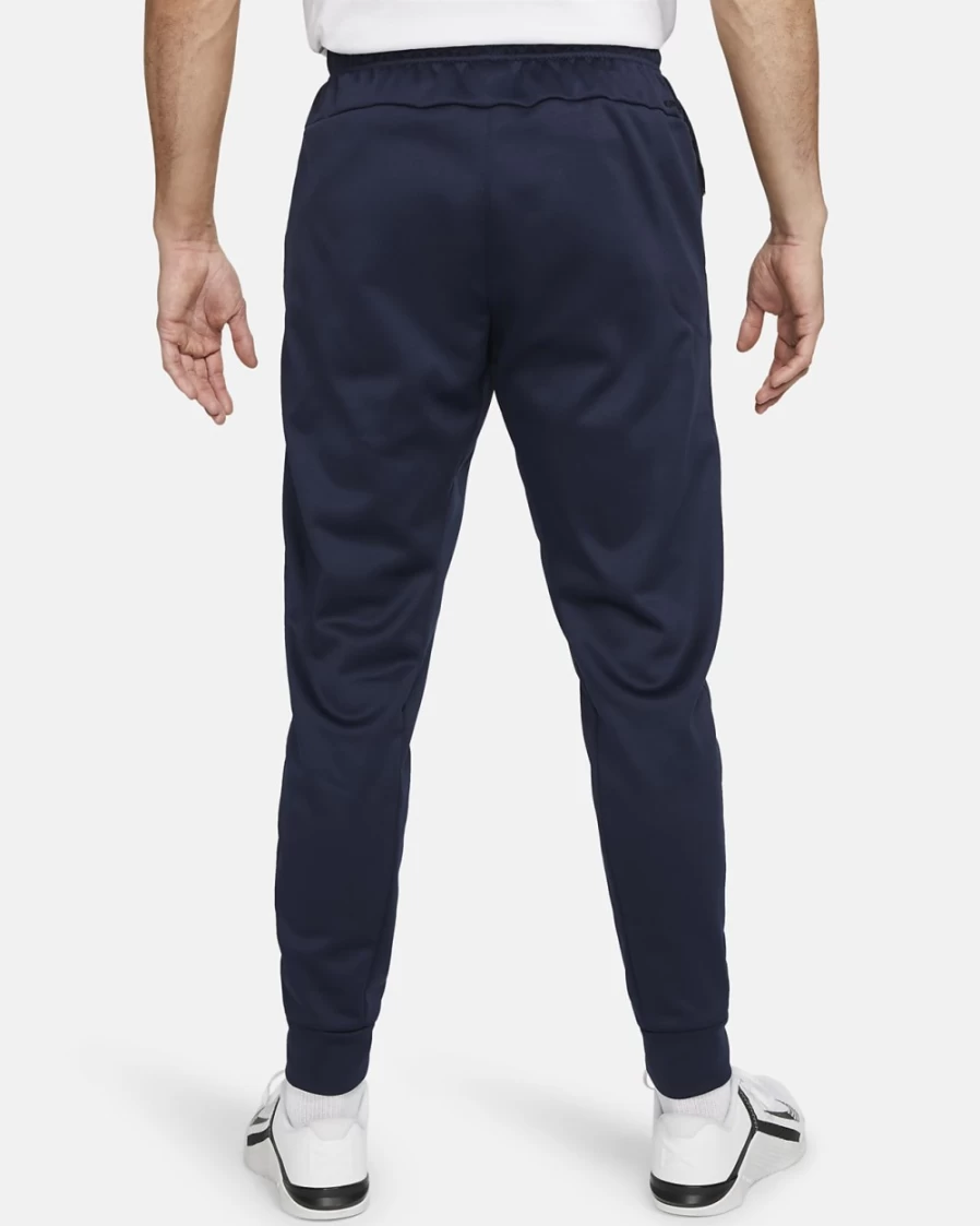 Nike Therma-FIT Men's Tapered Training Pants - Obsidian/Black, Moisture-Wicking & Lightweight for Workouts