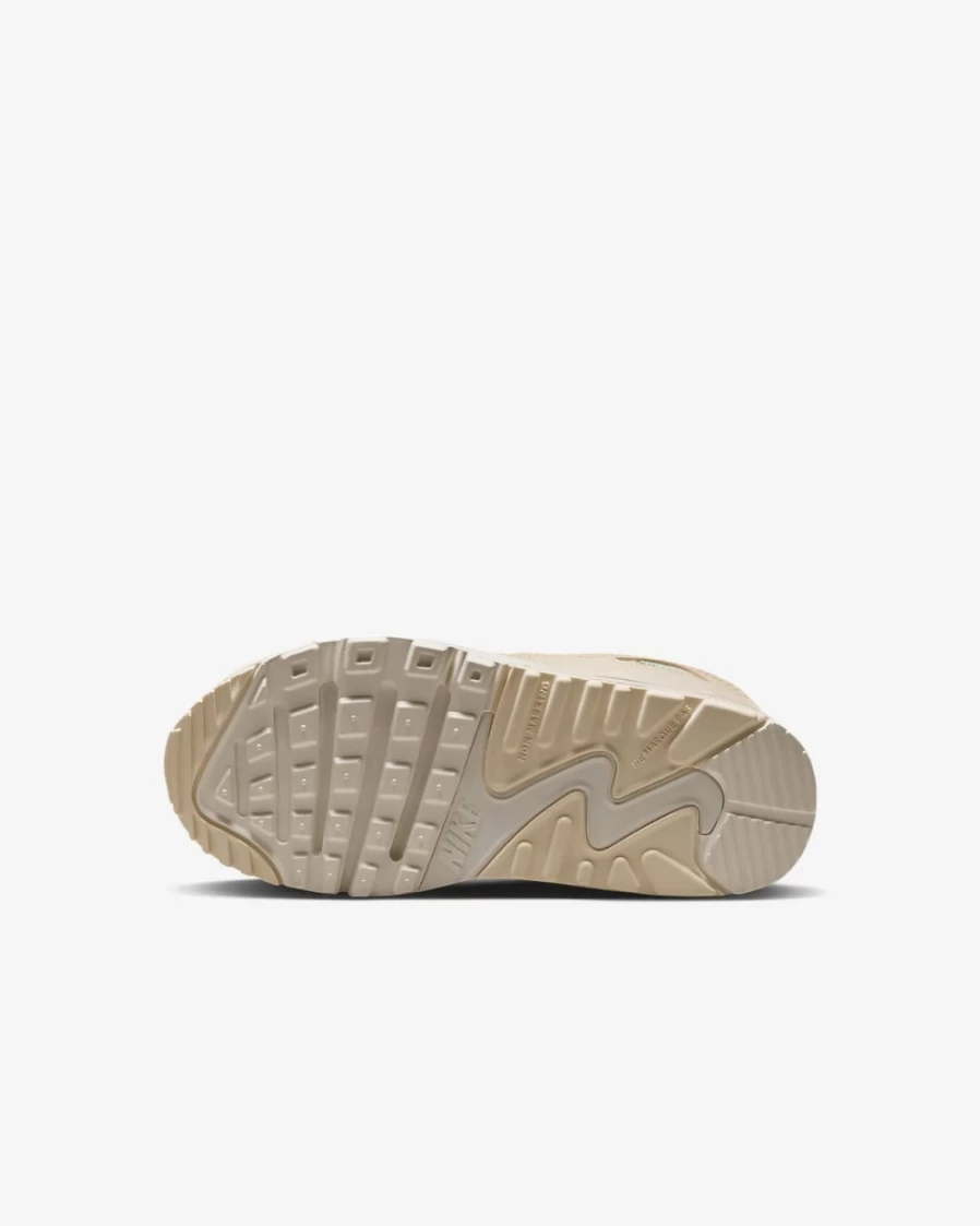 Nike Air Max 90 LTR Kids' Shoes for Boys & Girls in Phantom/Shimmer/Pearl White/Metallic Silver