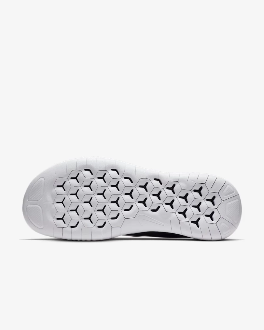 Nike Free Run 2018 Men's Black/White Road Running Shoes