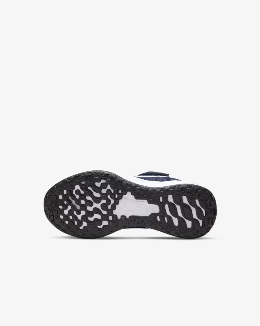 Nike Revolution 6 Little Kids' Running Shoes - Midnight Navy/Flat Pewter/White - Unisex Boys & Girls Sneakers