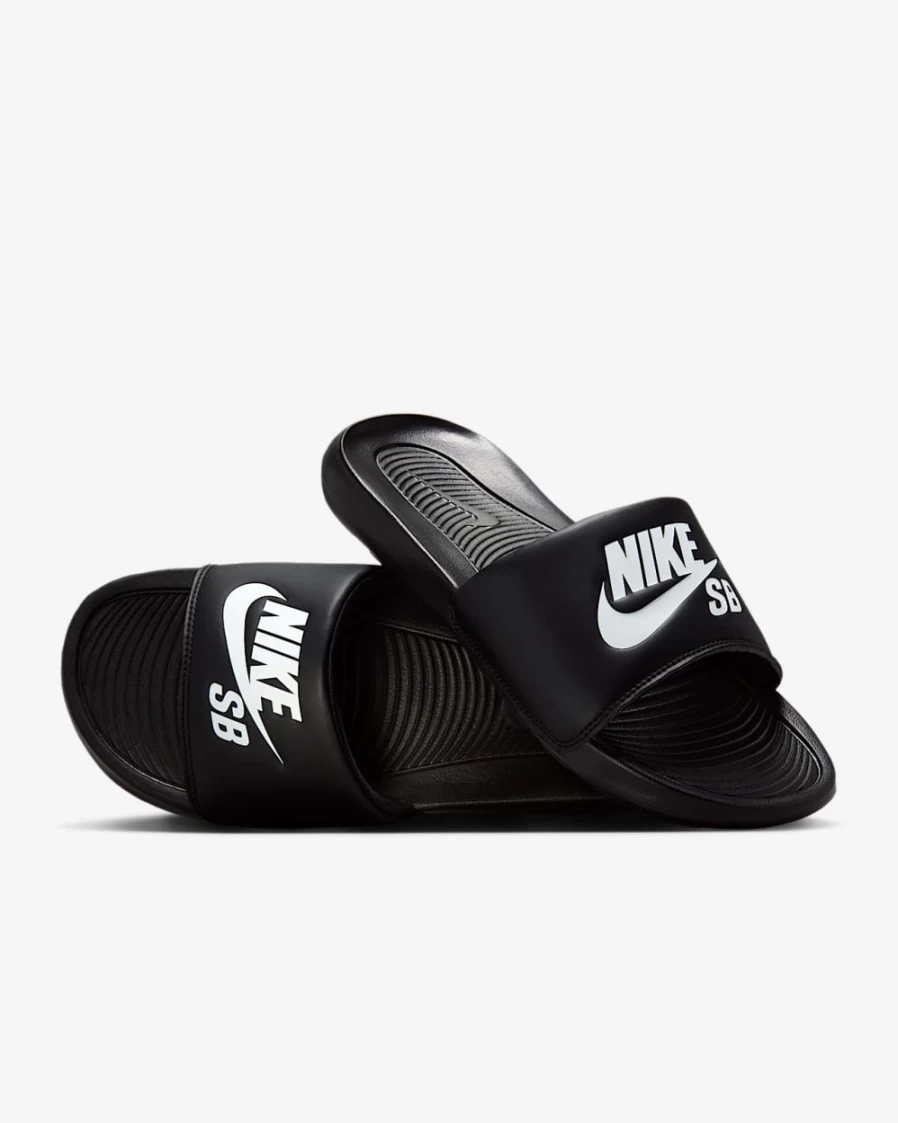 Nike Victori One Men's Slides - Black/White Athletic Sandals for Men