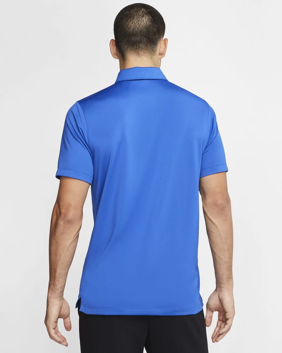 Nike Men's Game Royal/Black/White Football Polo Shirt - Official Nike Sportswear