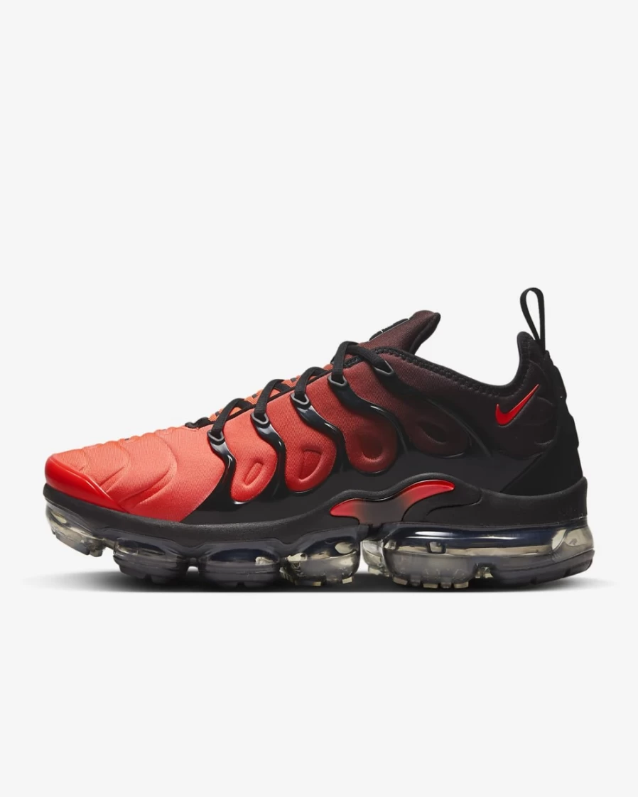 Nike Air VaporMax Plus Men's Running Shoes - Black/Anthracite/White/Bright Crimson